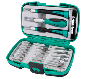 Proskit 30PCs Cuchillo multifuncional Juego de herramientas de carpintería para tallado a mano y línea de producción electrónica en Asia - Product Image 3