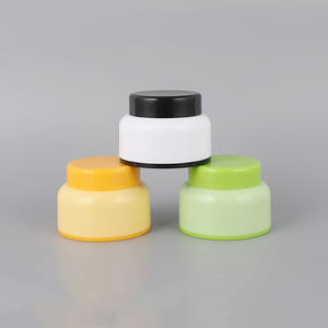 Pot de beurre corporel transparent de 8oz avec couvercle pour maquillage cosmétique Masque pour les yeux Crème Slime Sucre Corps Gommage Pot Conteneur - Product Image 1