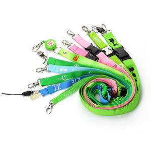 Custom Anime Polyester/Nylon Lanyard with ID Card Holder Custom Logo Eco-Friendly & Durable