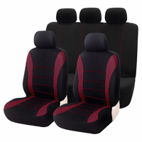 Housses de siège auto en tissu polyester extensible, best-seller transfrontalier, lot de 2, ajustement universel pour Amazon et Mercado Libre