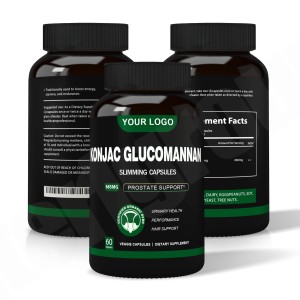 <strong>Bulk</strong> Glucomannan Konjac Root Extract Capsule Food <strong>Supplement</strong> Konjac Glucomannan Capsules - Product Image 1