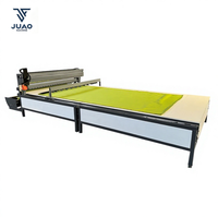 Machine à étaler les tissus JUAO pour la production de vêtements, haute efficacité, commande par moteur PLC, système de découpe automatique