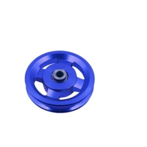 Usine directe 114mm accessoires d'équipement de Fitness roues d'oiseaux poulie de fil d'acier en aluminium avec roulements pour équipement de gymnastique - Product Image 5