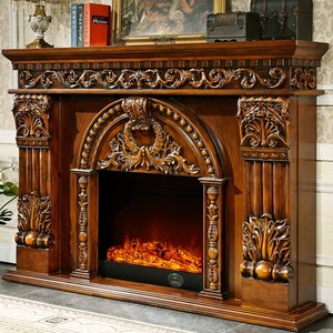 <span class=keywords><strong>Caminetto</strong></span> Elettrico con Cornice in Legno 8071S per Uso Domestico - Product Image 3