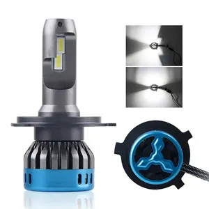 Minilâmpada de farol automotivo de 9005 lúmens, ventilador de refrigeração automático, feixe alto e baixo, 9006, h1, h13, 12 volts, focos, led, h7, h4, h7, led, h4