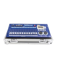 Iluminación LED para Discoteca y DJ, Consola de Control Remoto de 4 Canales DMX512 con Atenuador, Sistema de Iluminación Portátil con Salida de 8A