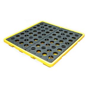 พาเลทพลาสติกบรรจุน้ำมันกันหกถังเดียวไม่รั่วซึม - Product Image 1