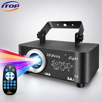 Lumière laser d'animation RVB pleine couleur DMX512 Modèle 3D A15-300 pour concert, scène, événement, spectacle