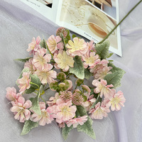 Fleur de cerisier artificielle, branche florale artificielle, décoration de mariage, décoration de la maison