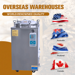 Esterilizador automático de alimentos listo para comer Esterilizador de alimentos de alta presión 120L 150 litros Autoclave EE. UU. Stock - Product Image 5