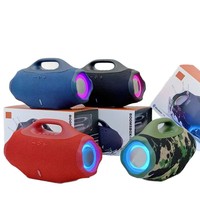 LED Super Boombox4 Mini Plastik Nirkabel untuk 5.3 Tahan Air Portabel RGB Lighting Boombox Baterai Isi Ulang untuk Rumah