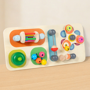 Hot Sale Orff <b>Musical</b> <b>Instrument</b> Wooden Multifunctional Busy Board Toy With Rattles For Kids Early Education Teaching Aid - Product Image 3