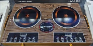Многофункциональная инфракрасная плита Hoffmans HM-9099 5000 Вт с двумя конфорками, 220 В, электрическая керамическая плита с умным таймером - Product Image 4