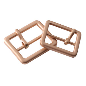 <b>Rectangle</b> Pin Buckle Alloy Metal D Ring Buckle For Belts Women's Clothing <b>Mirror</b> Electroplating Durable - Product Image 1