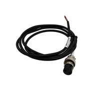Connecteur aviation femelle GX16 à 2 broches, boîtier métallique fileté 16 mm, contacts plaqués or, étanche pour alimentation CCTV LED