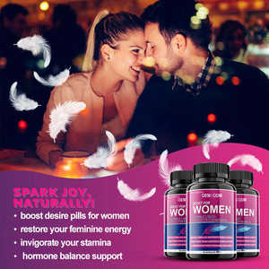 Capsule de stimulation de la libido féminine à action rapide, suppléments de racine de maca, de tribulus terrestris et de ginseng, capsule de désir pour femmes - Product Image 6