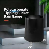 Capteur de pluie à seau basculant automatique CDY-18B, station de mesure de la pluie, enregistreur de données, écran LCD, résolution 0,2 mm, alimentation solaire/adaptateur