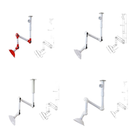 Hotte d'extraction universelle de laboratoire en PP/plastique Winband KP8, design contemporain, usage commercial pour la recherche et le développement
