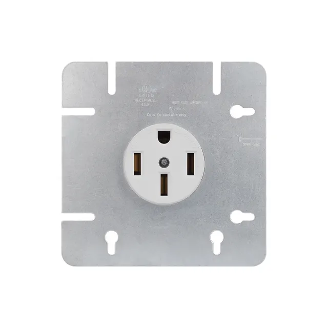 Professional Manufacture 3 Pole 4 Wire 50A Over Size Power Receptacle