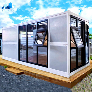 Zhongnan <span class=keywords><strong>mobile</strong></span> 20 pieds maison bon marché petite maison pliée portable de luxe avec chambre préfabriquée modulaire préfabriquée maison en conteneur pliable - Product Image 1