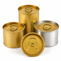 Sceau hermétique # 300 couvercles EOE en fer blanc de 73 mm de qualité alimentaire avec anneau de sécurité pour fabricants de boîtes de conserve