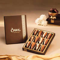 Boîte de papier de qualité alimentaire spécial chocolat personnalisé emballage biscuit noix, boîte de présentation truffe au chocolat