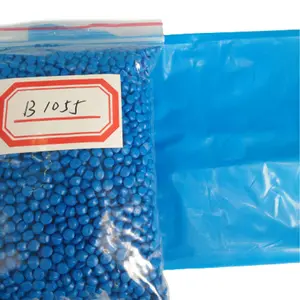 Pelotas plásticas mestre lote cor azul masterbatch para pp pet hdpe eva de produto plástico