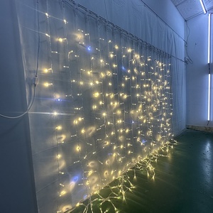 Guirnalda de Luces <span class=keywords><strong>LED</strong></span> para Exteriores, con Forma de Flores, Color Blanco Cálido, para Navidad, Cortina de Luces, Resistente al Agua IP65, Control por Voz, para Fachadas y Cascadas - Product Image 2