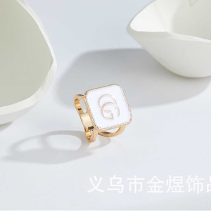 Clip de foulard simple en alliage blanc plaqué, accessoire multifonction pour chemise - Product Image 1