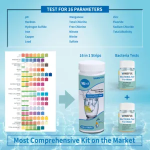 Kit Tes Air Minum 17 In 1, Kit Uji E Coli Penguji Air Rumah Minum