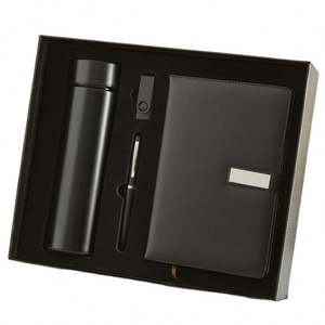 Persol Best-selling Stainless Steel Ballpoint Pen <b>Gift</b> <b>Set</b> Business A5 Notebook <b>Gift</b> Box USB Flash Drive Embossed Customizable - Product Image 2