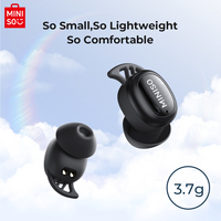 MINISO X16 Sleep Headset Mini In-Ear HD Stereo Headphones dengan Peredam Kebisingan 5.4 untuk Olahraga & Permainan