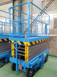 Élévateurs à ciseaux électriques d'approvisionnement d'usine Élévateur d'ascenseur hydraulique mobile auto-mobile Élévateur à ciseaux de couleur personnalisé - Product Image 6