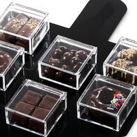 Plateau en acrylique rigide pour chocolats, avec logo personnalisé, pour beignets aux cacahuètes, pour Hanouka, avec base