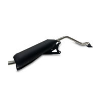 Sistem Knalpot Stainless Steel untuk Sepeda Motor Suzuki Address 125 Street Sisi Kanan Warna Hitam Bersertifikasi ISO 9001 Garansi 1 Tahun
