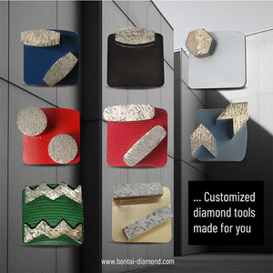 Segment <span class=keywords><strong>de</strong></span> meulage diamant BTD Redi Lock pour sol en béton Terrazzo outil <span class=keywords><strong>de</strong></span> liaison métallique diamant pour la préparation <span class=keywords><strong>de</strong></span> Surface - Product Image 4