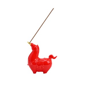 Quemador de incienso creativo de cerámica con diseño de adornos y la inscripción '<span class=keywords><strong>Money</strong></span> Coming Soon', bonito soporte de incienso con temática del año del caballo, regalo, soporte de incienso para interiores del hogar - Product Image 5