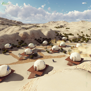 Tente dôme de luxe <span class=keywords><strong>6M</strong></span> pour glamping extérieur avec fenêtre transparente en PVC pour hébergement/hôtel/villa/centre de villégiature - Product Image 1