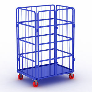Chariot de supermarché en acier, Cage, chariot en fil métallique, colis lourds, chariot - Product Image 6