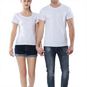 Camiseta de Cuello Redondo 100% Algodón Ecológico para Sublimación, para Hombre y Mujer, Informal, de Manga Corta, para Verano - Product Image 4