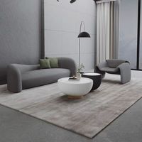 Canapé d'angle trois places en bouclette blanc pour salon – Collection unique