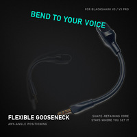 Microphone de remplacement pour casque de jeu Razer BlackShark V3 V3 Pro, détachable, plaqué or, prise à trois pôles, 16 cm, noir