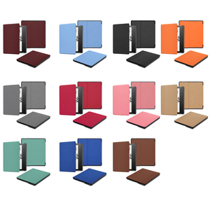 Etui Funda pour <span class=keywords><strong>Kindle</strong></span> Paperwhite 6 12th Gen Wake Sleep Pouch en polyuréthane végétalien souple ultra-mince personnalisé - Product Image 1