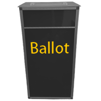 La urna de votación inteligente modular se utiliza para votar y contar para las boletas de papel