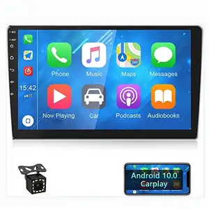 Carplay 두 배 소음 차 입체 음향 GPS 지원 거울 연결/핸들 통제를 가진 9 인치 HD 터치스크린 무선 차 입체 음향