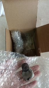 Cerámica de porcelana de 3x4,3 cm, artesanía de cerámica, 4 piezas, estatuas tradicionales bonitas de <span class=keywords><strong>Buda</strong></span> pequeño monje para decoración pequeña, <span class=keywords><strong>maceta</strong></span> para plantas - Product Image 3