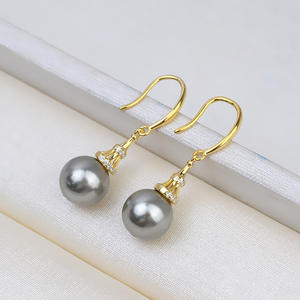 Juego de Accesorios de Plata de Ley S925 Hechos a Mano con Colgante de Doble Cuentas para Collar y Pendientes de Mujer, Soporte Vacío para Perlas de Europa - Product Image 2