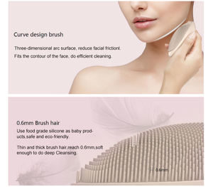 Dispositivo Profesional de Limpieza Facial Recargable, Masajeador Exfoliante Eléctrico Sónico de Silicona ABS - Product Image 5