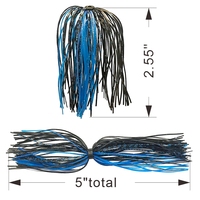 8885 série 64mm trou de pêche en gros dans un Scorpion Silicone remplaçable gabarit leurre faisant des jupes