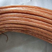 Fil de cuivre toronné nu à haute conductivité, matière première C11000 C10100 16mm² 35mm² 25mm² 50mm²